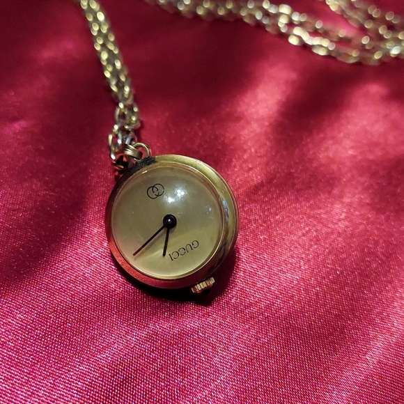 HTF Gucci sphere watch, boule necklace exquisite, vintage early 80's, EWC! - Picture 10 of 12